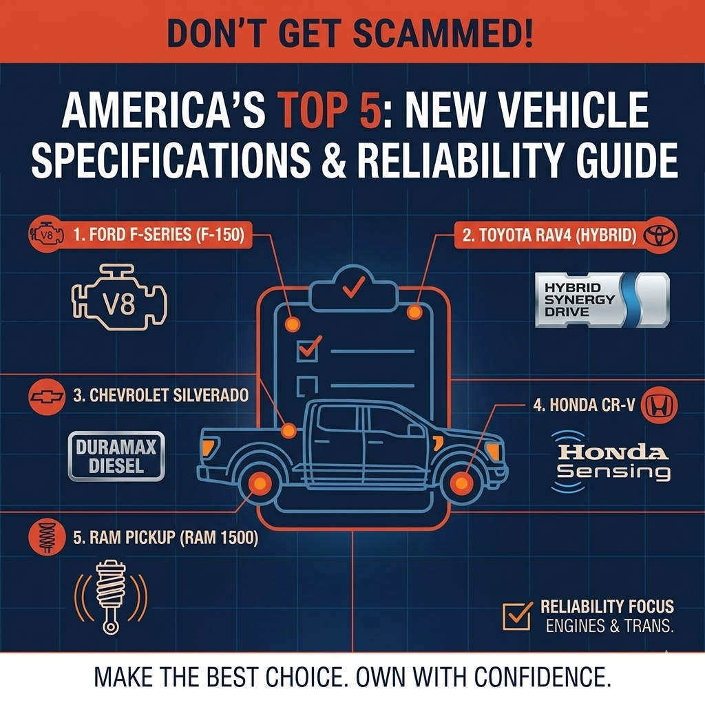America's Top 5 Selling Vehicles: 2-Year Ownership & Buying Guide