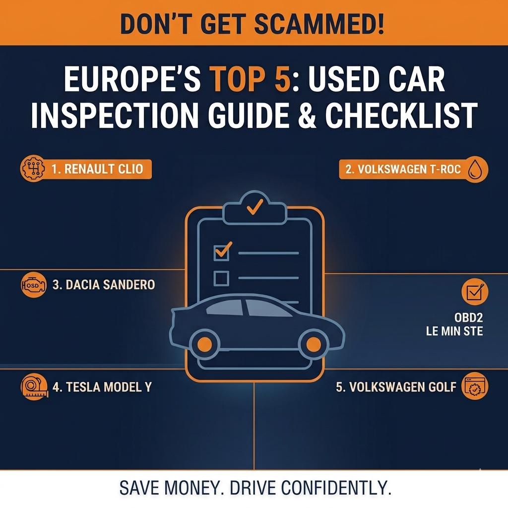 Top 5 Best-Selling Cars in Europe: Complete Buyer's Guide